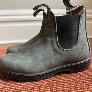 Blundstone Rustic Black Chelsea Boots Women’s 8